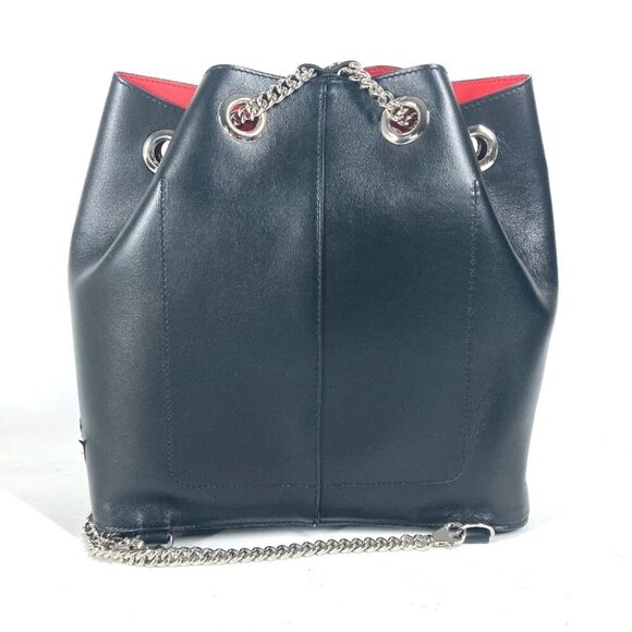 Christian Louboutin Sequin logo MARIE JANE Backpack Bag Chain Backpack